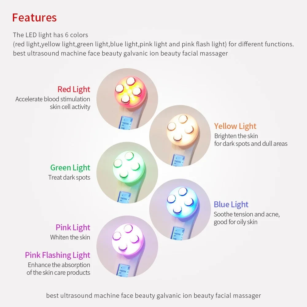 LumaLift Pro — Microcurrent + EMS Facial Sculpting Wand | LED Light Therapy