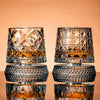 Rotating Whiskey Glasses – Gift Set of 2