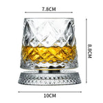 Rotating Whiskey Glasses – Gift Set of 2