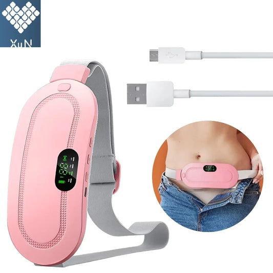 CrampEase™ Wearable Heat & Massage Belt — Drug-Free Period Pain Relief