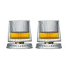 Rotating Whiskey Glasses – Gift Set of 2