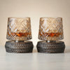 Rotating Whiskey Glasses – Gift Set of 2