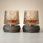 Rotating Whiskey Glasses – Gift Set of 2
